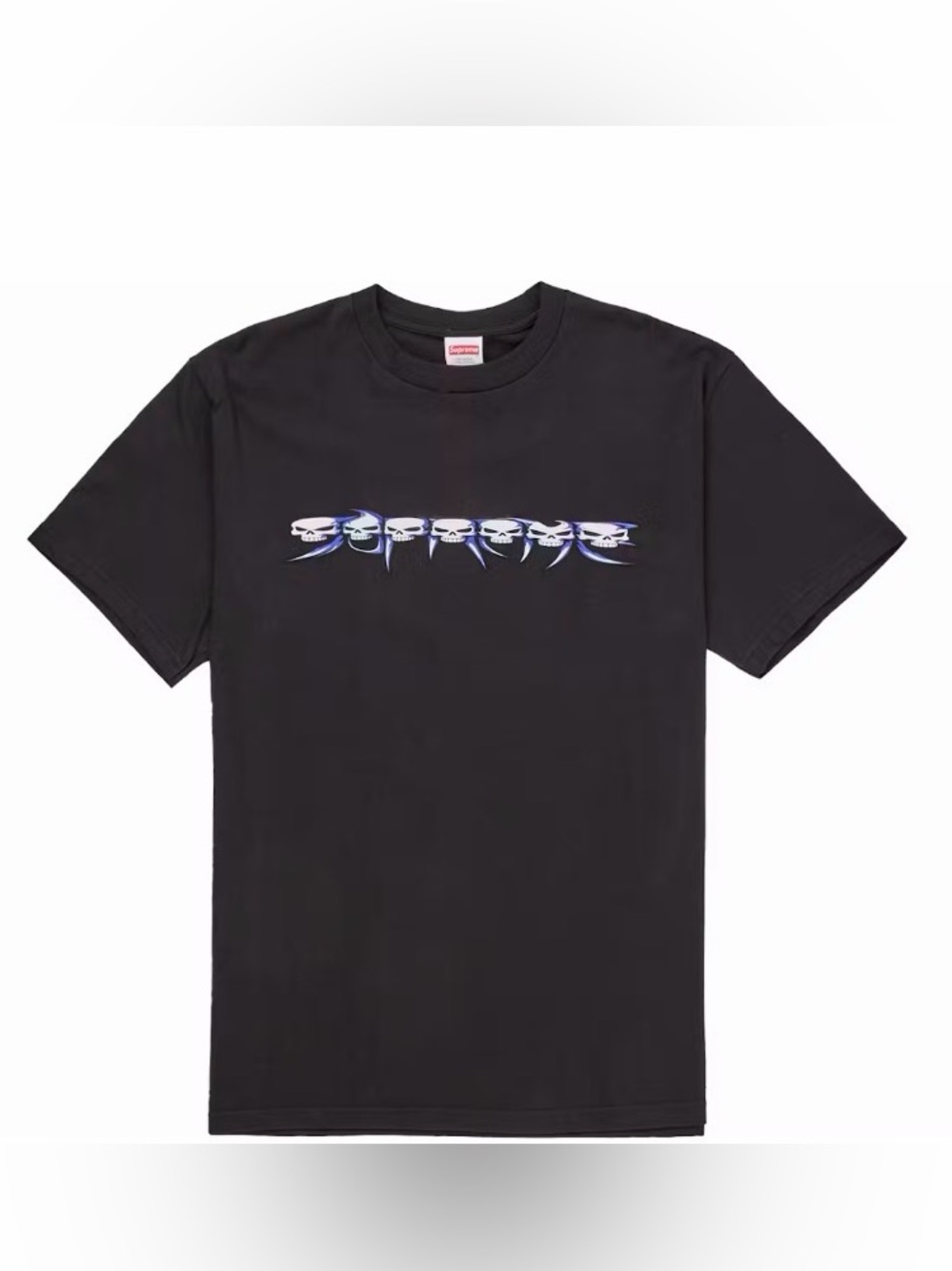 Supreme Skulls Spellout Tee
Black